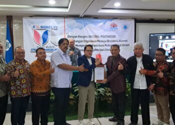 Adhy Karyono Terpilih Secara Aklamasi Pimpin DPP IKA STKS-POLTEKESOS Periode 2026-2030