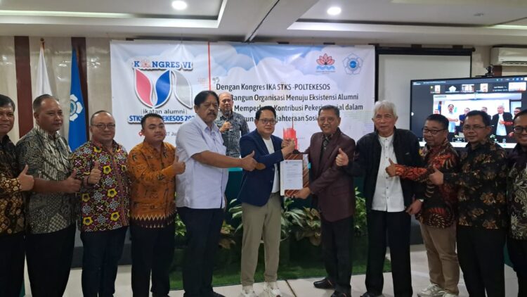 Adhy Karyono Terpilih Secara Aklamasi Pimpin DPP IKA STKS-POLTEKESOS Periode 2026-2030