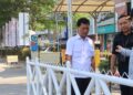 Wali Kota Tinjau Pemagaran Trotoar CSB, Upaya Tingkatkan Kenyamanan Pengguna Jalan