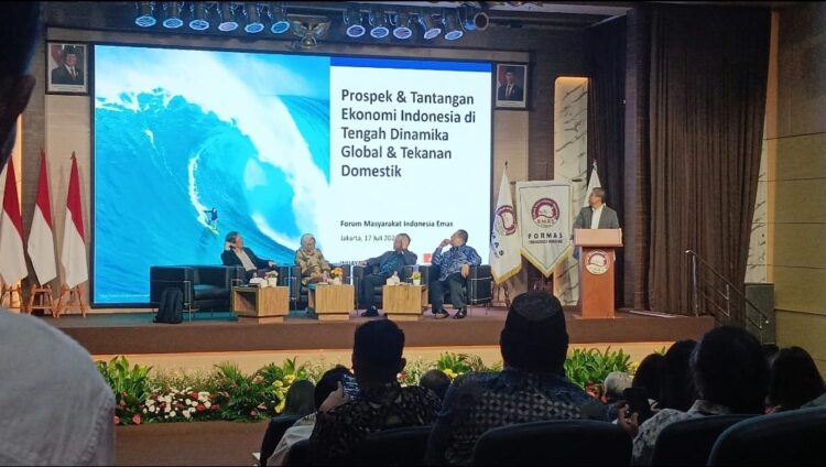 Forum Masyarakat Indonesia Emas (FORMAS) dan Yayasan Tarumanagara Menggelar Diskusi Nasional “Menguji Ketahanan Ekonomi Indonesia di Tengah Turbulensi Global: Tahan Banting atau Rentan?”.
